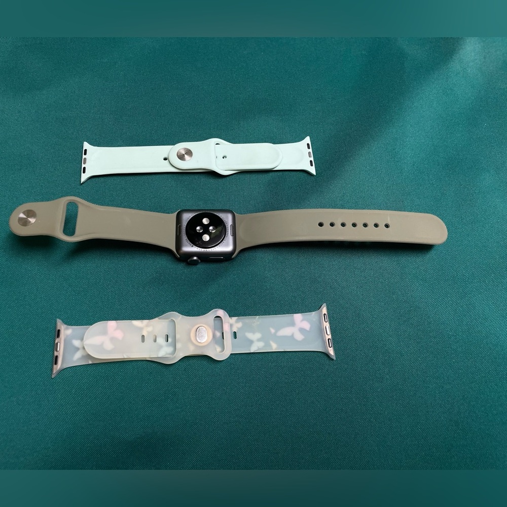 Smartwatch Colorful Bands Set of 3 - Picture 2 of 3